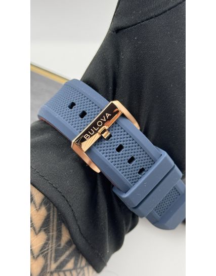 Bulova Marine Star Blue/Gold 98A227