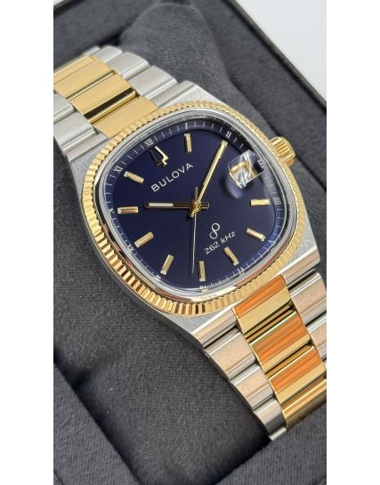 Bulova Super Seville Blue/Gold 98B462