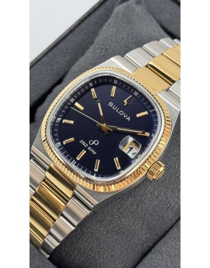 Bulova Super Seville Blue/Gold 98B462