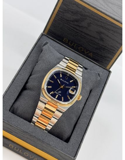 Bulova Super Seville Blue/Gold 98B462