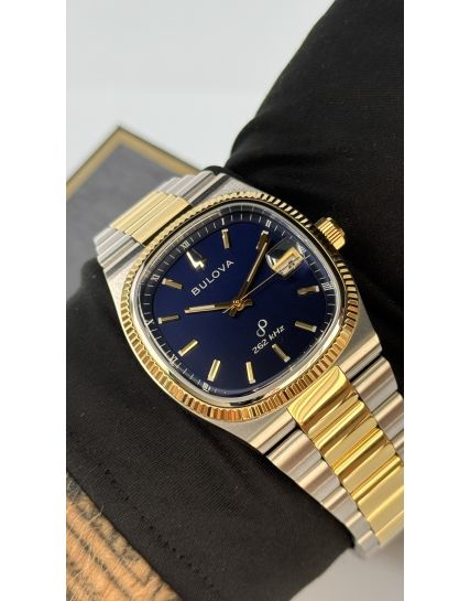 Bulova Super Seville Blue/Gold 98B462
