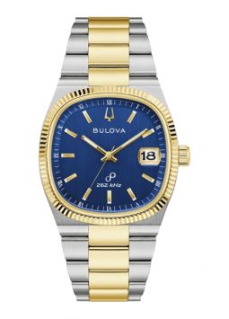 Bulova Super Seville Blue/Gold 98B462