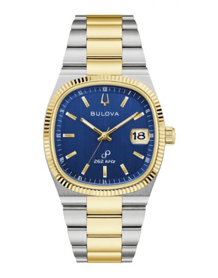 Bulova Super Seville Blue/Gold 98B462