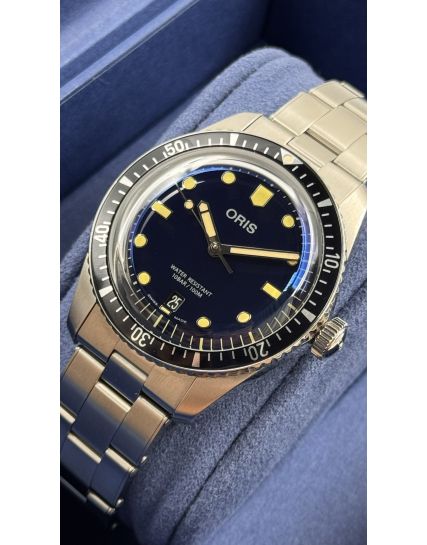 Oris Divers Sixty‑Five Date Blue 01 733 7707 4055-07 8 20 18
