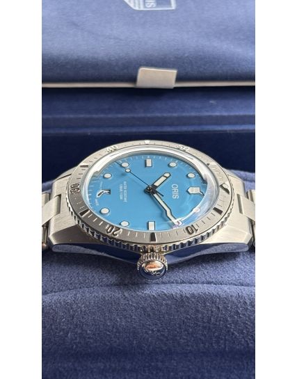 Oris Divers Sixty‑Five Cotton Candy Light Blue 01 733 7771 4055