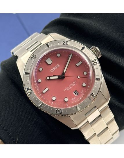 Oris Divers Sixty‑Five Cotton Candy Pink 01 733 7771 4058