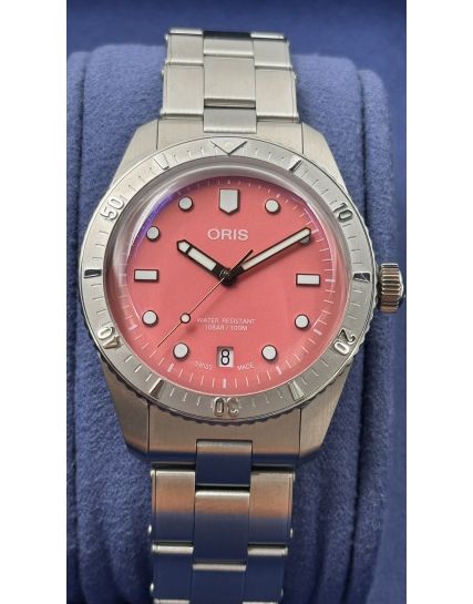Oris Divers Sixty‑Five Cotton Candy Pink 01 733 7771 4058