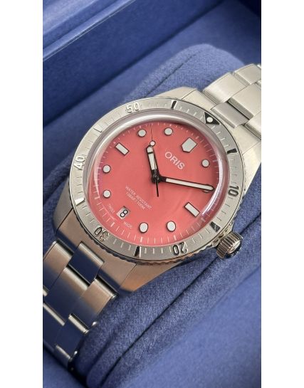 Oris Divers Sixty‑Five Cotton Candy Pink 01 733 7771 4058