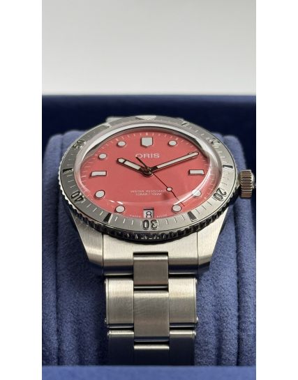 Oris Divers Sixty‑Five Cotton Candy Pink 01 733 7771 4058