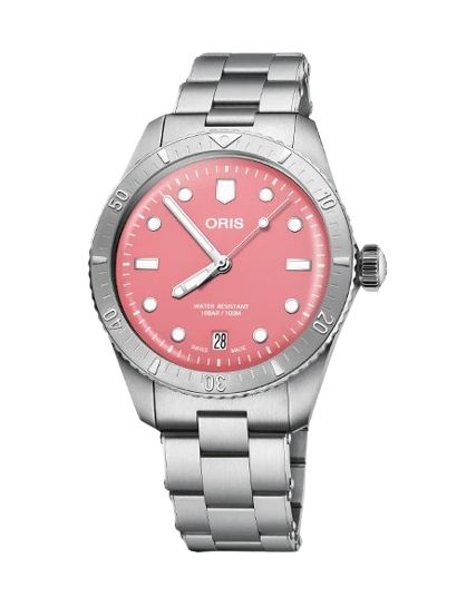 Oris Divers Sixty‑Five Cotton Candy Pink 01 733 7771 4058