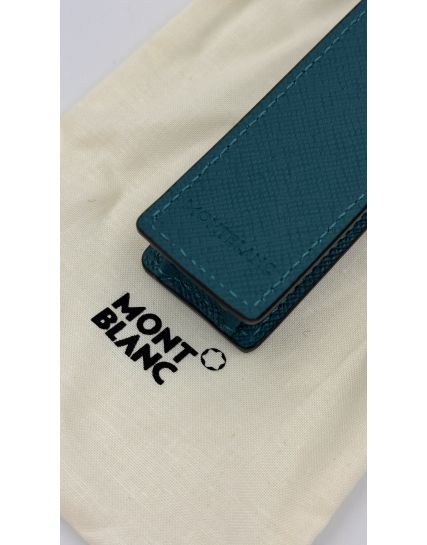 Montblanc Envelope 1-Pen Pouch - Petrol Blue MB131743