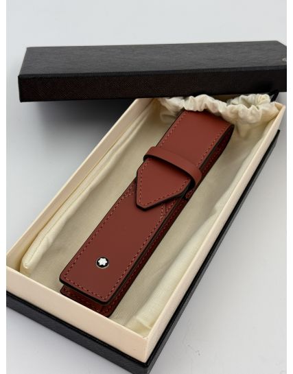 Montblanc Meisterstück Selection Soft 1-Pen Pouch - Light Brick MB131267