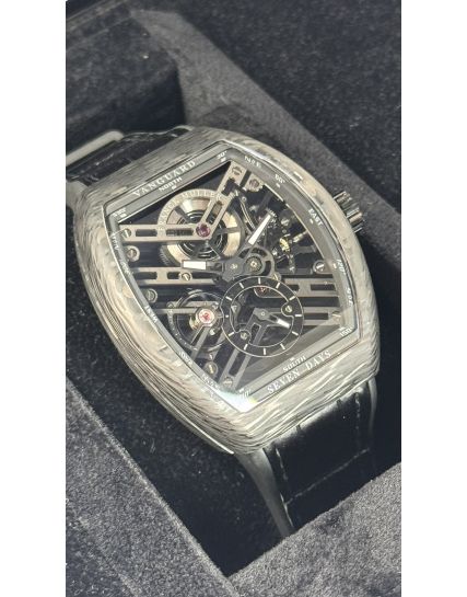 Franck Muller Vanguard 7 Days Carbon Skeleton V 41 S6 SQT CARBON NR