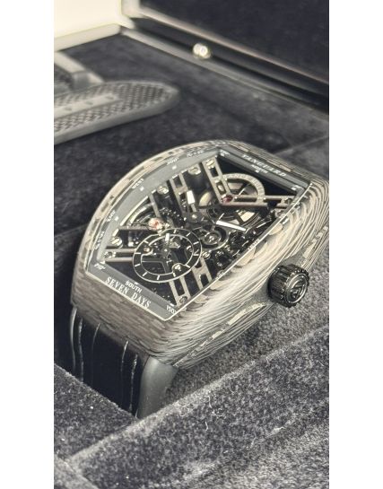 Franck Muller Vanguard 7 Days Carbon Skeleton V 41 S6 SQT CARBON NR