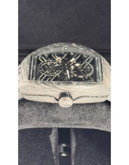 Franck Muller Vanguard 7 Days Carbon Skeleton V 41 S6 SQT CARBON NR