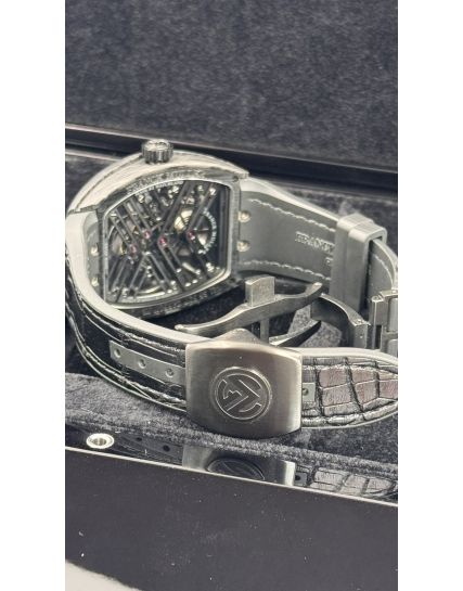 Franck Muller Vanguard 7 Days Carbon Skeleton V 41 S6 SQT CARBON NR