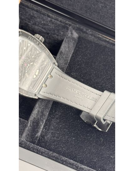 Franck Muller Vanguard 7 Days Carbon Skeleton V 41 S6 SQT CARBON NR