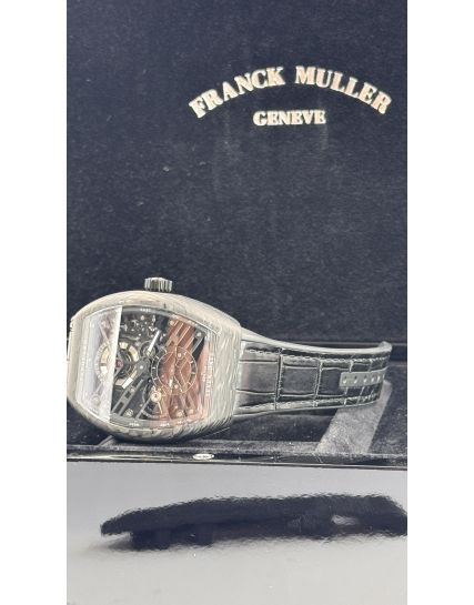 Franck Muller Vanguard 7 Days Carbon Skeleton V 41 S6 SQT CARBON NR