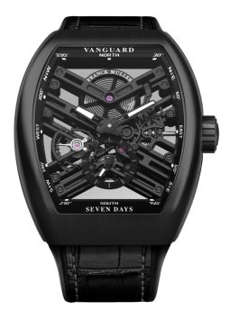 Franck Muller Vanguard 7 Days Carbon Skeleton V 41 S6 SQT CARBON NR