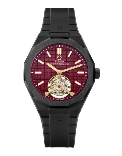 Titoni Impetus CeramTech Burgundy Red 1000 Z-R-742