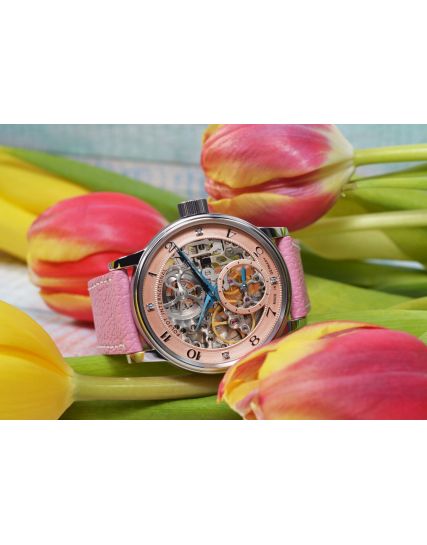 Poljot International, Germany Nastja Lady Skeleton Pink 2723.1330103P