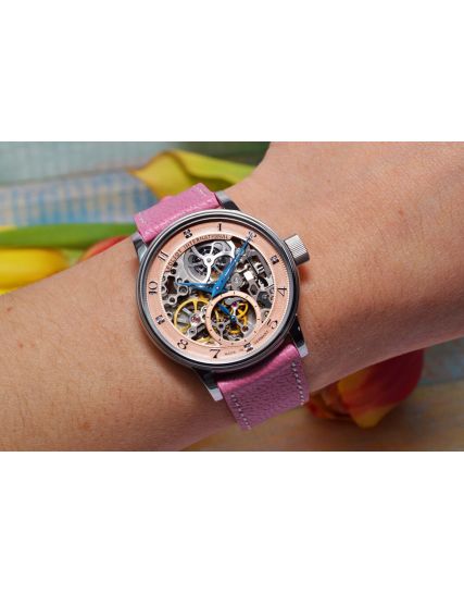 Poljot International, Germany Nastja Lady Skeleton Pink 2723.1330103P