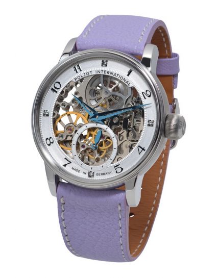 Poljot International, Germany Nastja Lady Skeleton Purple 2723.1330101P