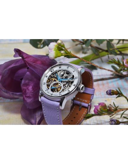 Poljot International, Germany Nastja Lady Skeleton Purple 2723.1330101P