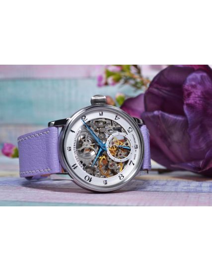 Poljot International, Germany Nastja Lady Skeleton Purple 2723.1330101P