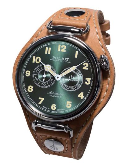 Poljot International, Germany Kirovsky Green 2415.1981115+PM-300-KIR-BR