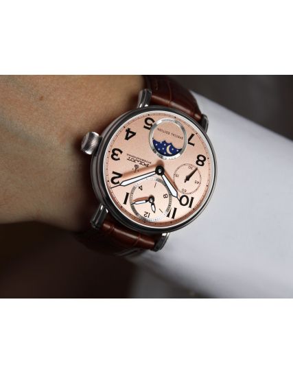 Poljot International, Germany Doubletimer Salmon 9120.2940333
