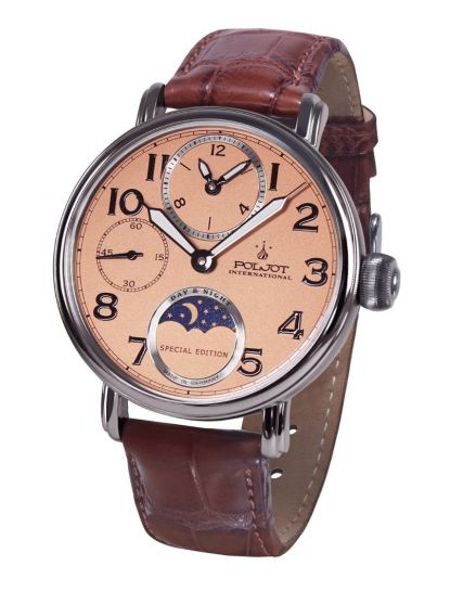 Poljot International, Germany Doubletimer Salmon 9120.2940333