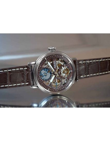 Poljot International, Germany Globetrotter Brown 9730.2940554
