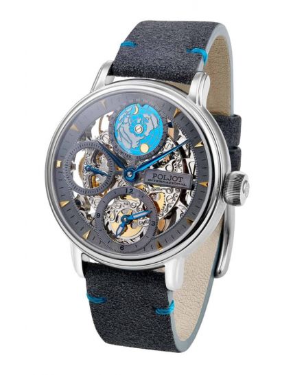 Poljot International, Germany Globetrotter Grey 9730.2940553
