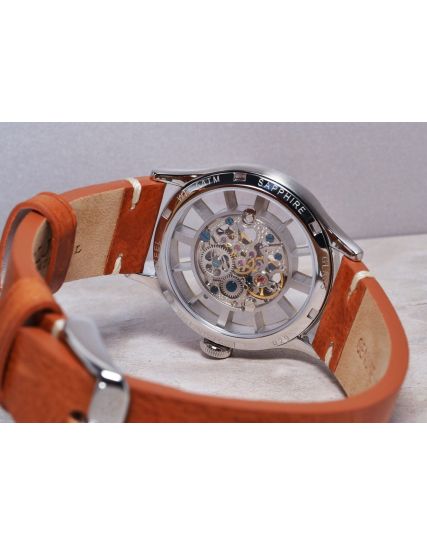 Poljot International, Germany Vintage Skeleton Champagne 6114.1220102