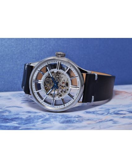 Poljot International, Germany Vintage Skeleton Silver 6114.1220101