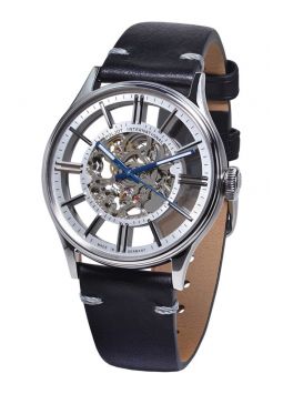 Poljot International, Germany Vintage Skeleton Silver 6114.1220101