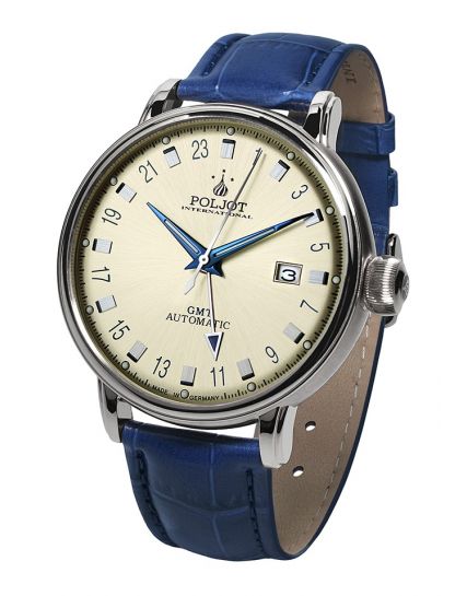 Poljot International, Germany Jaros GMT Champagne 34NH.4200112