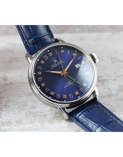 Poljot International, Germany Jaros GMT Blue 34NH.4200114
