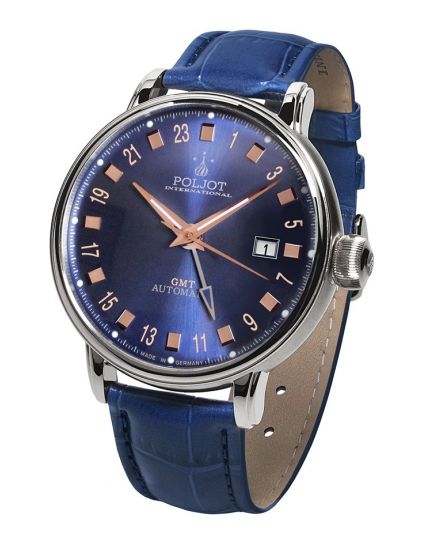 Poljot International, Germany Jaros GMT Blue 34NH.4200114