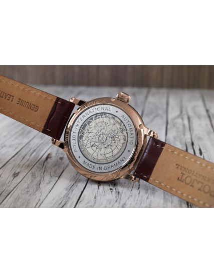 Poljot International, Germany Jaros Open Heart Silver 38NH.4286811