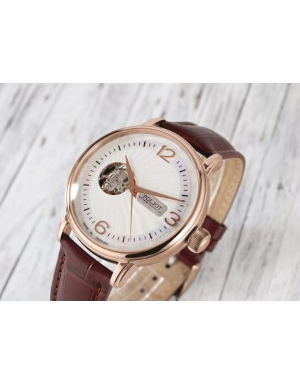 Poljot International, Germany Jaros Open Heart Silver 38NH.4286811