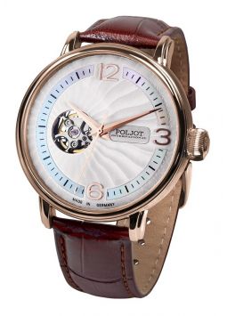 Poljot International, Germany Jaros Open Heart Silver 38NH.4286811
