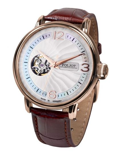 Poljot International, Germany Jaros Open Heart Silver 38NH.4286811