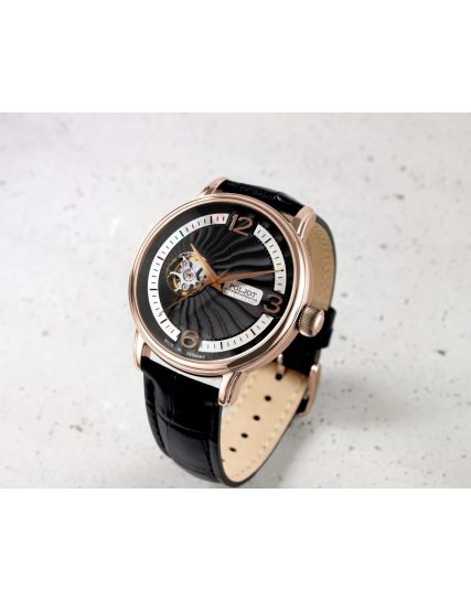 Poljot International, Germany Jaros Open Heart Black 38NH.4286813