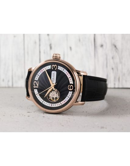 Poljot International, Germany Jaros Open Heart Black 38NH.4286813