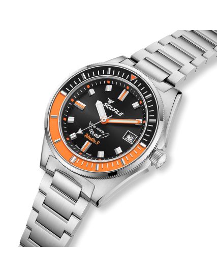 Squale Matic S Orange Bracelet MATICBKOBK.SSBX