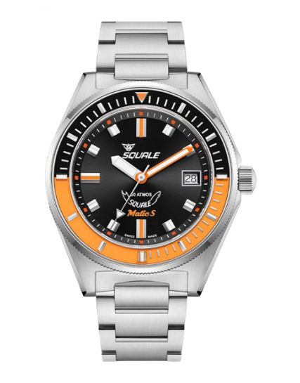 Squale Matic S Orange Bracelet MATICBKOBK.SSBX