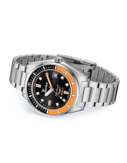 Squale Matic S Orange Bracelet MATICBKOBK.SSBX