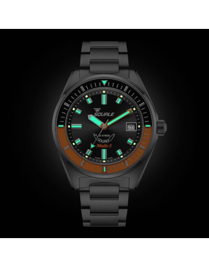 Squale Matic S Orange Bracelet MATICBKOBK.SSBX